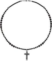Cross Beaded Necklace 
