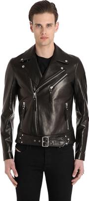 Elvis Perfecto Leather Biker Jacket 
