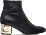 55mm Tiffany Leather Ankle Boots 