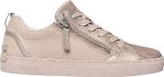 20mm Zipped Suede & Leather Sneakers 