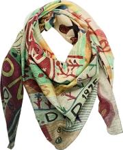 Salvation Mountain Printed Scarf 