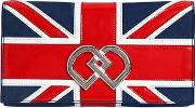 Dd British Flag Suede Clutch 