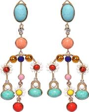 Chandelier Multicolored Earrings 