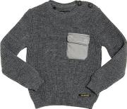 Knitted Wool & Alpaca Sweater 