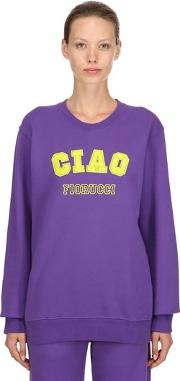 Ciao Printed Cotton Sweatshirt 