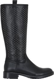Studded Leather Boots 