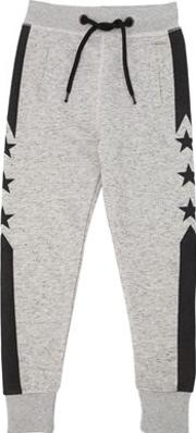 Star Printed Cotton Sweatpants 