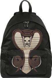 Cobra Printed Nylon Backpack 