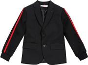 Cool Wool & Double Jersey Blend Jacket 