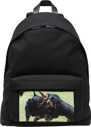 Rottweilr Printed Patch Nylon Backpack 