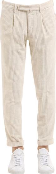 17cm Cropped Cotton Corduroy Pants 