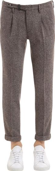17cm Cropped Knickerbocker Wool Pants 