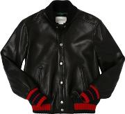 Nappa Leather Bomber Jacket 
