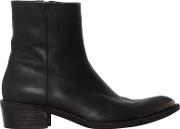 Ankle Boots W Zips 