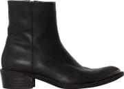 Ankle Boots W Zips 