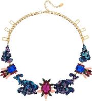 Colored Necklace W Swarovski Crystals 