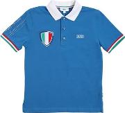 Italy Cotton Pique Polo Shirt 