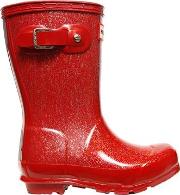 Glittered Rubber Rain Boots 