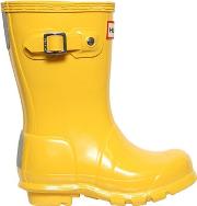 Shiny Rubber Rain Boots 