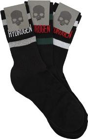 Hydrogen Cotton Blend Knit Socks 