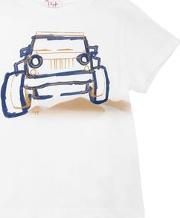 Truck Print Cotton Jersey T Shirt 