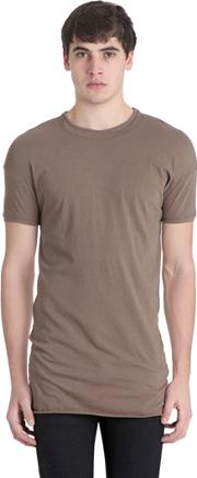 Layered Collar Cotton Jersey T Shirt 