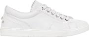 Smooth Leather Low Top Sneakers 