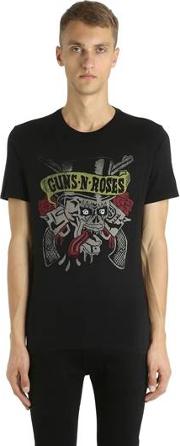 Guns N Roses Printed Jersey T Shirt 