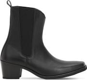 60mm Leather Boots 