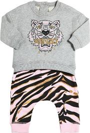 Tiger Cotton Sweatshirt & Sweatpants 