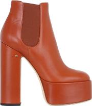 150mm Laurence Leather Ankle Boots 