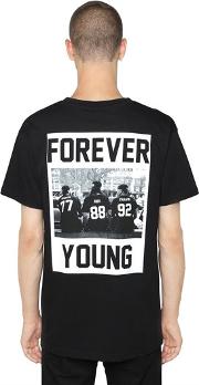 Forever Young Printed Jersey T Shirt 
