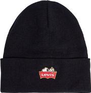 Snoopy Embroidered Knit Beanie Hat 