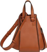Small Hammock Leather Top Handle Bag 