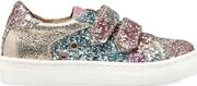 Glittered Leather Sneakers 