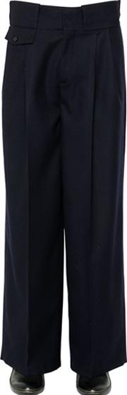 32cm Pleated Wool Flannel Pants 