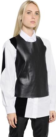 Reversible Nappa Leather Top 
