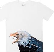 Eagle Print Cotton Jersey T Shirt 
