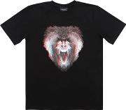Gorilla 3d Print Cotton Jersey T Shirt 