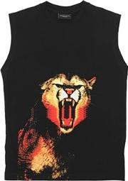 Puma Print Jersey Sleeveless T Shirt 