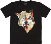 Wolfs Printed Cotton Jersey T Shirt 
