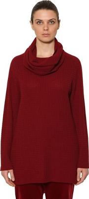 Cashmere Sweater W Detachable Collar 