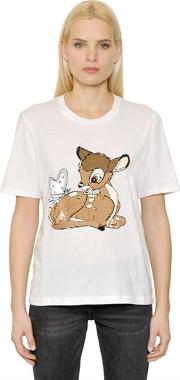 Bambi Sequin Alex Cotton Jersey T Shirt 