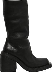 90mm Scatolina Leather Boots 