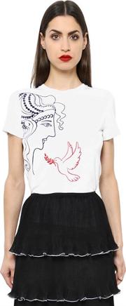 Iven Embroidered Jersey T Shirt 