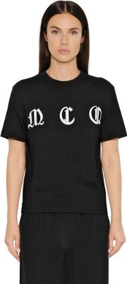 Mcq Printed Cotton Jersey T Shirt 