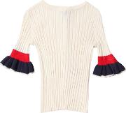 Cotton Rib Knit Sweater 