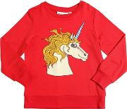 Unicorn Print Modal Jersey T Shirt 