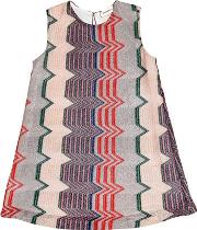 Lurex Knit Sleeveless Dress 