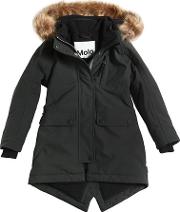 Hooded Nylon Ski Jacket 